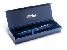 Pentel Liquid Gel-Tintenroller EnerGel HighClass BL2007, Druckmechanik, nachfüllbar, 0,35mm, Schwarz in Geschenkbox