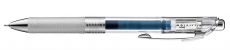 Pentel Liquid Gel-Tintenroller EnerGel Pure BLN75TL, Druckmechanik, nachfüllbar, 0,25mm, Marineblau