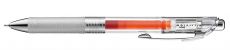 Pentel Liquid Gel-Tintenroller EnerGel Pure BLN75TL, Druckmechanik, nachfüllbar, 0,25mm, Orange