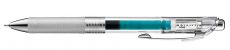 Pentel Liquid Gel-Tintenroller EnerGel Pure BLN75TL, Druckmechanik, nachfüllbar, 0,25mm, Türkis