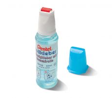Pentel Klebstoff Roll'n Glue ER153, mit Applikator für sauberes Klaben, nachfüllbar, 30ml