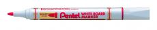 Pentel Whiteboard-Marker MW85, 2mm Rundspitze, Rot