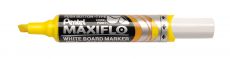 Pentel Whiteboard-Marker Maxiflo MWL6, 2 - 5,9mm Keilspitze, Gelb