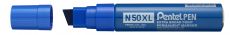 Pentel Permanent-Marker Pentel Pen N50XL, 11 - 17mm Keilspitze, Blau