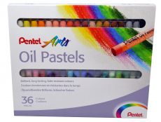 Pentel Ölpastellkreiden Oil Pastel PHN, 36 Farben im Set