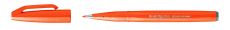 Pentel Brushpen Sign Pen Brush SES15 mit flexibler Pinselspitze, fein schreibend, Orange