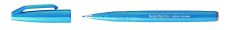 Pentel Brushpen Sign Pen Brush SES15 mit flexibler Pinselspitze, fein schreibend, Hellblau