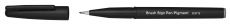 Pentel Brushpen Sign Pen Brush Pigment SESP15 mit pigmentierter Tinte, flexible Pinselspitze, Grau
