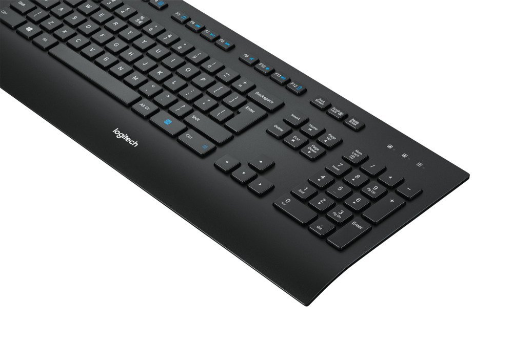 Schwarz K280e Pro Logitech Kabelgebundene QWERTZ Tastatur Business