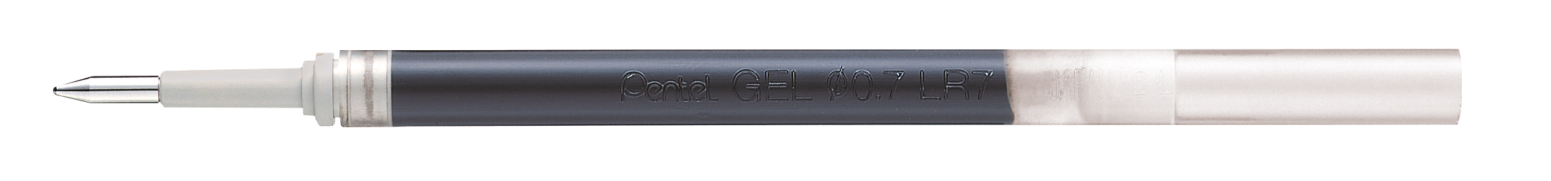 Pentel Nachfüllmine für alle Modell der EnerGel Gel-Tintenroller-Serie,  LR7, 0,35mm, Schwarz