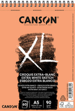 CANSON Skizzen- und Studienblock XL EXTRA BLANC, DIN A4