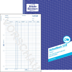 AVERY Zweckform Formularbuch Regiebericht, 2 x 50 Blatt