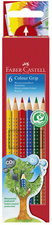 FABER-CASTELL Dreikant-Buntstifte Colour GRIP, 12er Etui