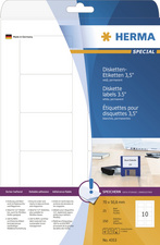 HERMA Disketten-Etiketten 3,5 SPECIAL, 70 x 67,7 mm, weiß