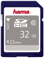 hama Speicherkarte SecureDigital High Capacity Gold, 4 GB