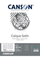 CANSON Transparentpapierblock, DIN A4, 90 g/qm,