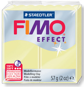 FIMO EFFECT Modelliermasse, ofenhärtend, pastell-vanille,57g