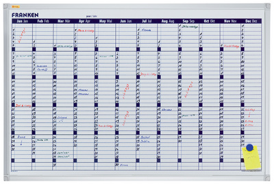 FRANKEN X-tra!Line Planungstafel Wochenkalender, 900x600 mm