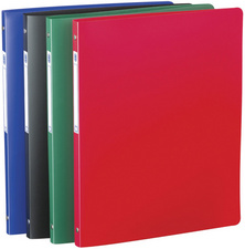 ELBA Ringbuch Standard, 4 Ring-Reißmechanik, farbig sortiert