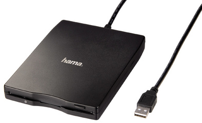hama Externes USB Diskettenlaufwerk, für 3,5 Disketten