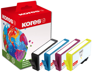 Kores Multi-Pack Tinte G1712KIT ersetzt hp CN684EE/CB323EE/