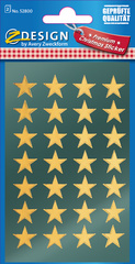 AVERY Zweckform ZDesign Weihnachts-Sticker Sterne, gold