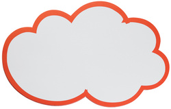 FRANKEN Moderationskarte Wolke, selbstklebend, 150x230 mm