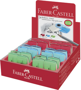 FABER-CASTELL Kunststoff-Radierer SLEEVE MINI, sortiert