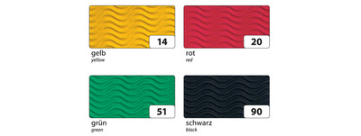 folia Laternen-Zuschnitt, klein, rechteckig, schwarz