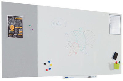 FRANKEN Modulare Textiltafel, (B)500 x (H)750 mm, grau