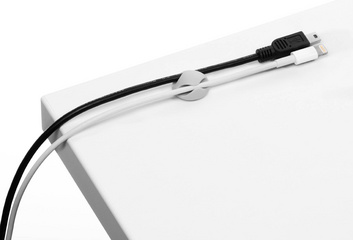 DURABLE Kabel-Clip CAVOLINE CLIP 2, 2 USB-Kabel, graphit