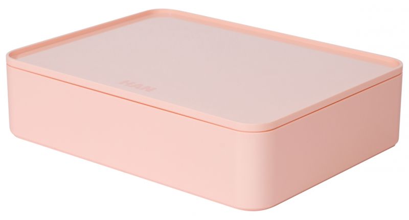 HAN SMART-ORGANIZER ALLISON – praktische Utensilienbox mit Innenschale und Deckel, flamingo rose, 1110-86