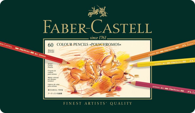 FABER-CASTELL Buntstifte POLYCHROMOS, 60er Metalletui