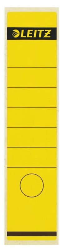 Leitz 1640 Rückenschilder - Papier, lang/breit, 10 Stück, gelb