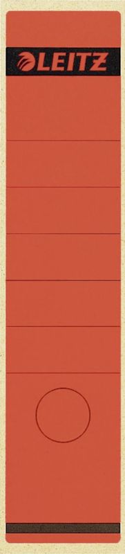 Leitz 1640 Rückenschilder - Papier, lang/breit, 10 Stück, rot