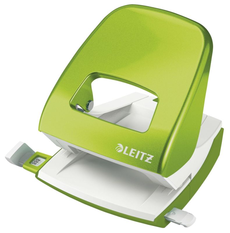 Leitz 5008 Bürolocher NeXXt - 30 Blatt, grün metallic