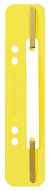 Leitz 3710 Einhänge-Heftstreifen PP, kurz - gelb, 25 Stück