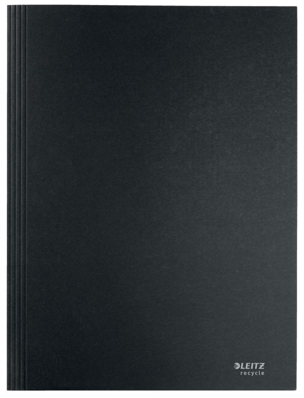Leitz 3906 Jurismappe Recycle - A4, 250 Blatt, Karton (RC), schwarz