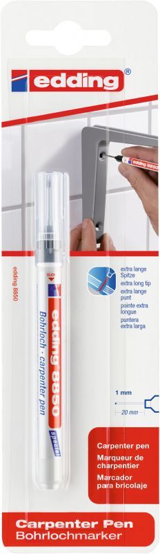 Spezialmarker edding 8850 Bohrloch pen Reparieren&Pflegen zu Hause, 1 mm,sw