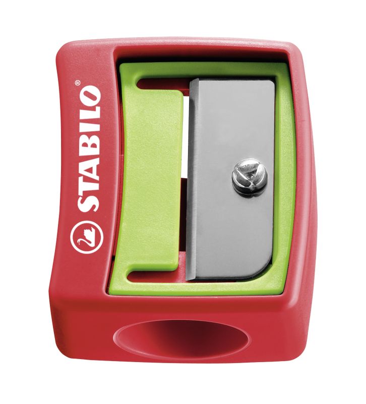 Spitzer - STABILO woody 3 in 1 Spitzer - für extradicke Stifte - rot/grün