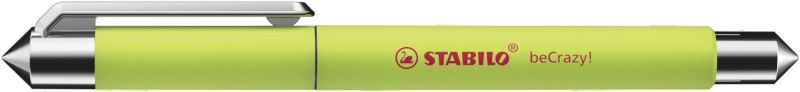 Tintenroller - STABILO beCrazy! Uni Colors in limettengrün - Einzelstift - inklusive Patrone