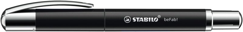 Tintenroller - STABILO beFab! Uni Colors in schwarz - Einzelstift - inklusive Patrone