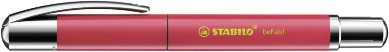 Tintenroller - STABILO beFab! Uni Colors in melonenrot - Einzelstift - inklusive Patrone