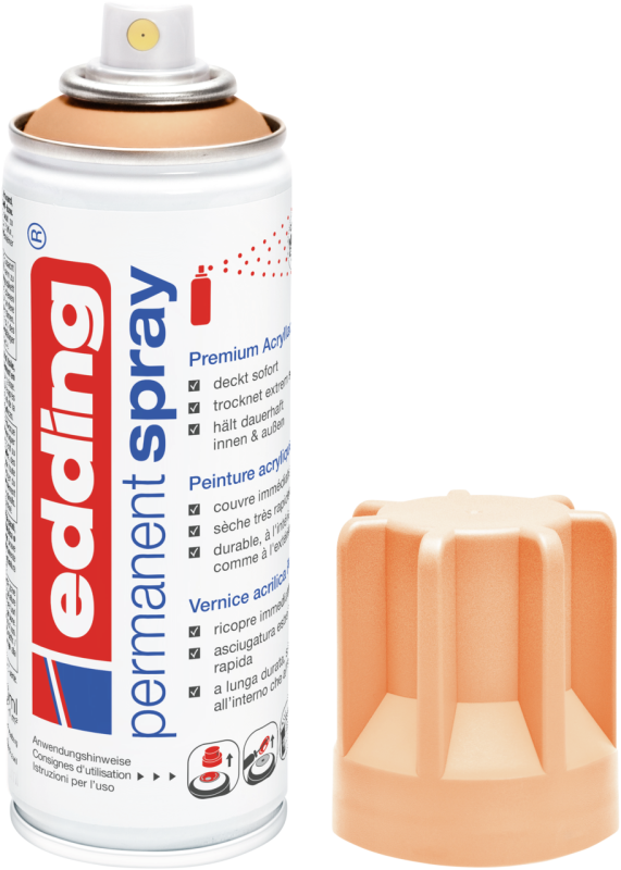 edding 5200 Permanentspray Premium Acryllack puder pfirsich matt