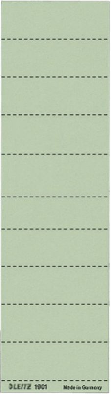 Leitz 1901 Blanko-Schildchen - Karton, 100 Stück, grün