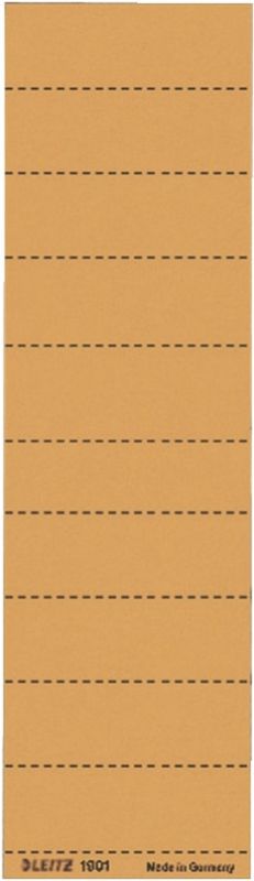 Leitz 1901 Blanko-Schildchen - Karton, 100 Stück, orange
