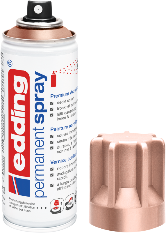 edding 5200 Permanentspray Premium Acryllack roségold matt
