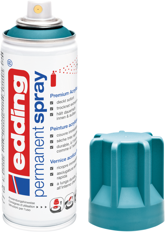edding 5200 Permanentspray Premium Acryllack petrol matt