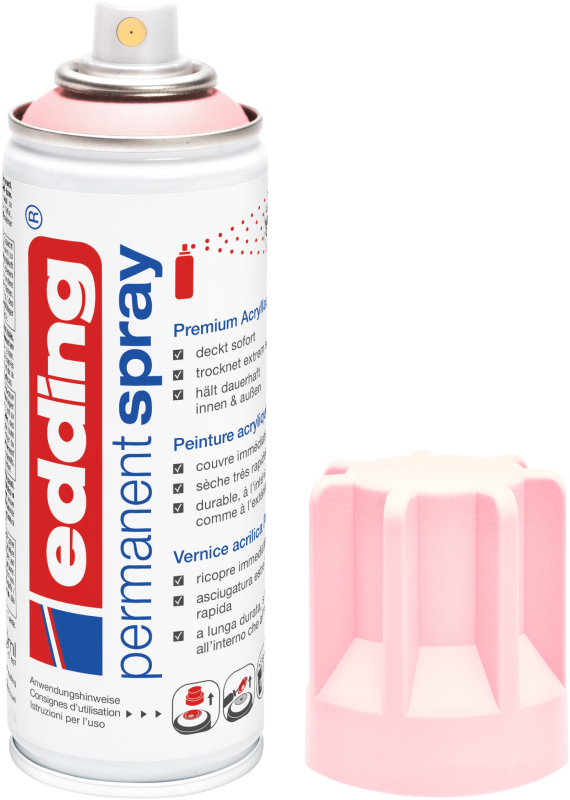 edding 5200 Permanentspray Premium Acryllack pastellrosa matt