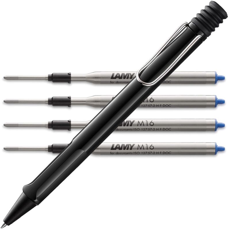 Lamy safari black Kugelschreiber - Bundle mit Minen